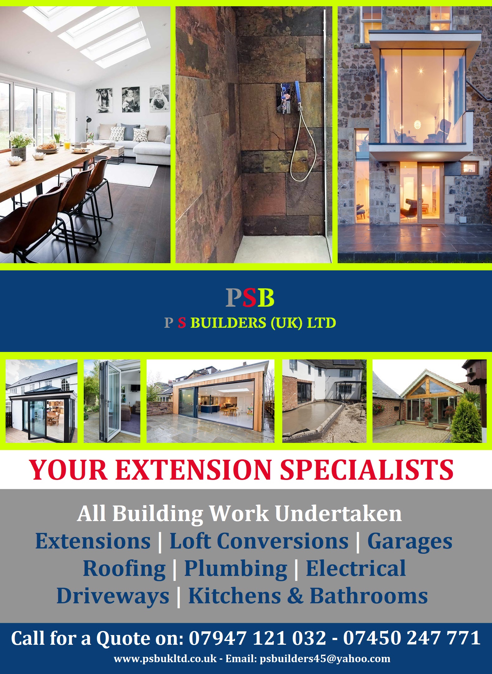 P S Builders UK Ltd